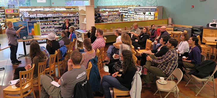 community class at Whole Foods